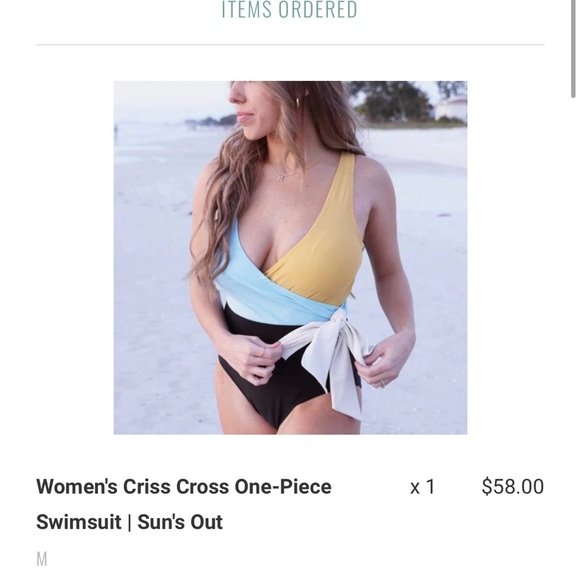 ✨Caden Lane Suns Out One Piece Bathing Suit ✨ - Picture 5 of 6